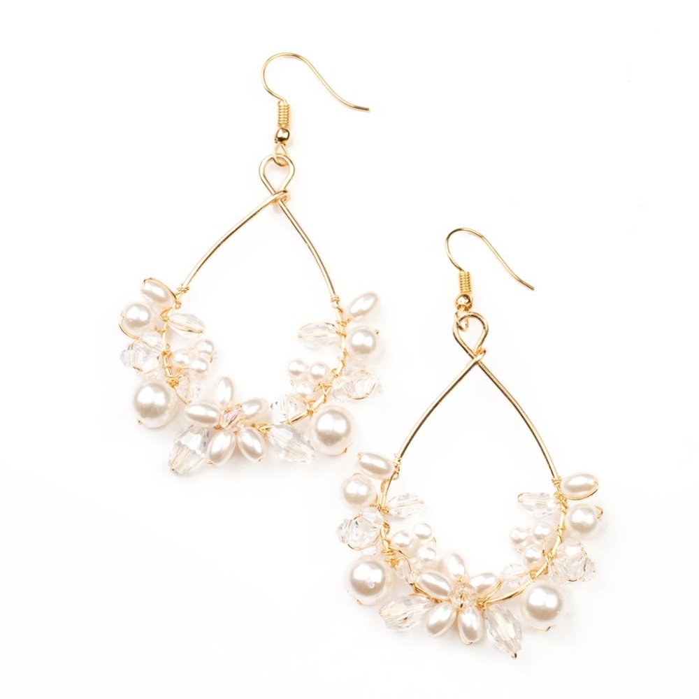 Pearl Floral Earrings